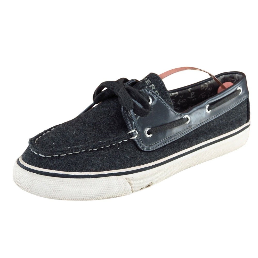 Sperry Top-Sider Women Size 8.5 M Gray Boat‎ Shoe Fabric 91179